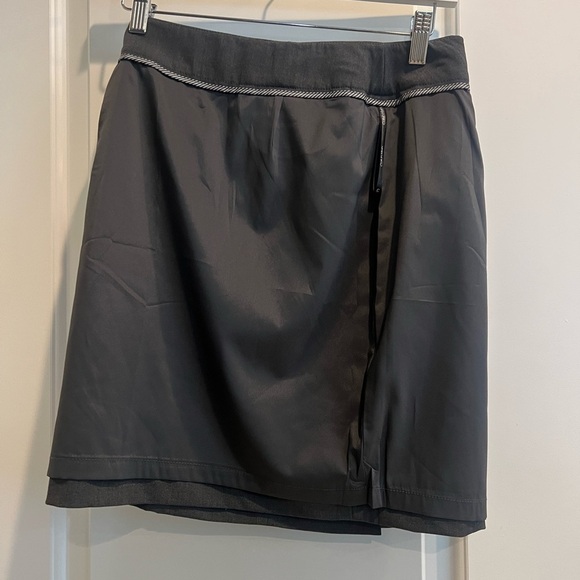 Calvin Klein Womens Dark Gray Suit Career Pencil Skirt Vented Stretch Size 2 - Picture 7 of 9